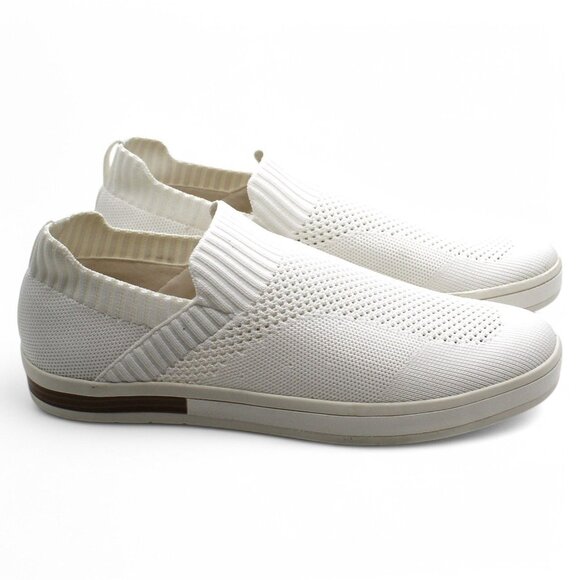 Women's Ramira Flat by Bella Vita in White Knit (Size 9 ) - Picture 3 of 8